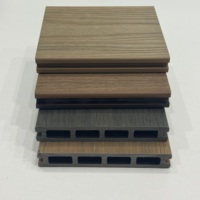Tarima de Exterior Impermeable de WPC, Baldosas de Madera Plástica, Revestimiento de Madera con Grano de Madera 3D, Tarima Compuesta Coextruida