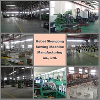 SHENPENG GN20-2A Machine à coudre pour tapis à trois fils à aiguille unique pour surjeteuse et tapis de reliure