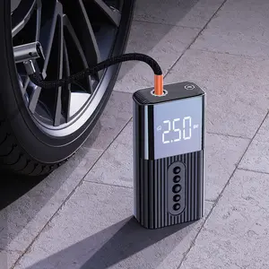 6000mAh power bank emergency tools tyre electric digital portable air pump12v tires inflators for Car Bike Motorcycle