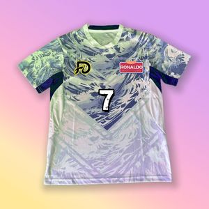 Camiseta Retro 1718 Personalizada de Ronaldo, Versión Tailandesa de Calidad, Uniforme de Fútbol del Real Madrid, Conjunto de Uniforme de Fútbol, Ropa Deportiva de Fútbol - Product Image 4