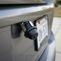 Cámara de Visión Trasera para Auto HD CCD, Cámara de Reversa para Estacionamiento, Visión Nocturna de 120 Grados, DC12V, Ajuste Universal