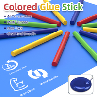 Bâton de colle thermofusible de couleur de barres de silicone de matériau de protection de l'environnement de haute qualité