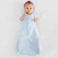 Saco de Dormir para Bebé de Verano TOG 0.5, Ligero, Acolchado, Transpirable, de Muselina de Algodón con Relleno de Fibra para un Sueño Seguro del Bebé
