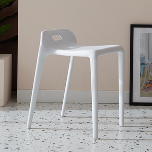 Simple Contemporary Commercial Dining <b>Table</b> Chairs Household <b>Plastic</b> Stools Wholesale Fast Food Restaurants Stacked High - Product Image 6