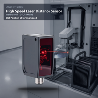 Capteur optique de distance pour trieuse de wafers LR-TB5000 DTOF 1000Hz IP65 RS485 pour détection de position de fente à vitesse de tri, service OEM ODM