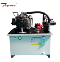 Station hydraulique refroidie par air avec pompe à piston à déplacement variable et détection de charge pour presse de forgeage