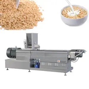 Hot Sale Industrial Breakfast Cereal Corn Flakes Flaking Making Machine Full Automatic Breakfast Cereal Making Machine