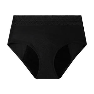 Pantalon menstruel en coton anti-fuite à quatre couches pour femmes européennes et américaines, slip <span class=keywords><strong>sexy</strong></span> en dentelle pour les hanches, slip de taille plus, pantalon de <span class=keywords><strong>tante</strong></span> solide - Product Image 5