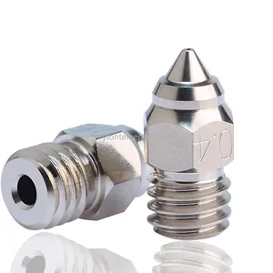 Kustom MK Nozzle 0.4Mm Chrome Zirkonium Tembaga SE 6 Nozzle untuk CR-6 SE Ender 3 /5 CR10 Hotend 1.75Mm Filamen 3D Printer