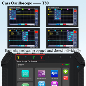 Osciloscopio Digital de Alto Rendimiento T80, Análisis de Señales, Captura Avanzada de Formas de Onda, Procesamiento en Tiempo Real para - Product Image 6