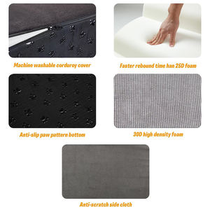 SUREAL ALHOME High Density Foam Hunde rampe Kunden spezifische Haustier rampen treppe Stabile und sichere Hunde treppe für Betts ofa - Product Image 3