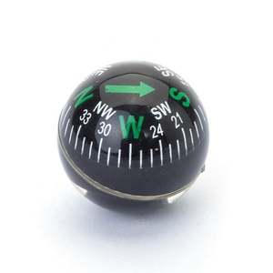 Boussole ronde en plastique pour voitures, 28mm, en forme de boule, en acrylique, bonne qualité, pas cher - Product Image 3