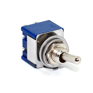 สวิตช์แบบกด 6 ขา 3A 12V 3 ทาง / สวิตช์แบบกด 3 ตำแหน่ง / สวิตช์แบบกดขนาดเล็ก Dpdt เปิด-ปิด-เปิด - Product Image 2