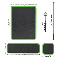 3 pièces de pièces d'outils magnétiques Tapis et outil de ramassage magnétique télescopique, support d'outil magnétique flexible