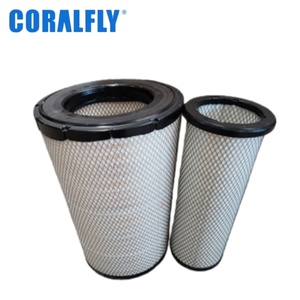 ไส้กรองอากาศรถบรรทุกคุณภาพสูง K2652 PU2652 C27800 สำหรับเครื่องยนต์ FAW Jiefang J6P - Product Image 1