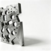 Plaque de fixation rotative en aluminium usinée CNC 5 axes OEM, haute précision, outillage industriel personnalisé