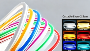 Néon LED RVB rechargeable à intensité variable, étanche IP65, en silicone double couche - Product Image 3