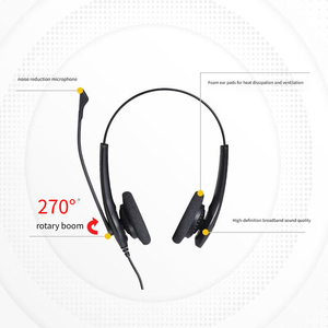 Casque <span class=keywords><strong>Jabra</strong></span> BIZ 1500 Duo <span class=keywords><strong>QD</strong></span> pour centre d'appels et opérateurs de service client, réduction active du bruit, son de qualité studio, tactile, supra-auriculaire - Product Image 4