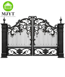Puerta Foshan, puerta <span class=keywords><strong>de</strong></span> empresa, diseño superior, Puerta <span class=keywords><strong>de</strong></span> Hierro dorado <span class=keywords><strong>de</strong></span> lujo, Villa, <span class=keywords><strong>castillo</strong></span> señorial, <span class=keywords><strong>entrada</strong></span> exterior, moda, bonitas puertas eléctricas - Product Image 1