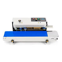 Machine de scellage thermique automatique FR900C, scelleuse à bande continue pour sacs en film plastique, emballage commercial