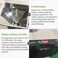 Machine de comptage semi-automatique électronique pour comprimés de lait, billes, bonbons gélifiés, pilules et graines