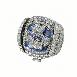 Anillo Conmemorativo del Campeonato de la NFL 2025 de los Seattle Seahawks, Diseño de Ala Abierta Convertible en Collar, Accesorio Deportivo para Hombre - Product Image 6