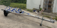 Remorque de bateau en aluminium à roulettes oscillantes de 20 pieds, prix usine, capacité de charge de 1200 kg, avec certification VIN CE DOT, adaptée aux bateaux de 18 à 19 pieds