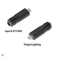 Adaptador de Corriente USB C de 5.5*2.1mm a Tipo-C Micro Mini USB de 5 Pines, Conector Macho-Hembra para Carga de 5V 3A
