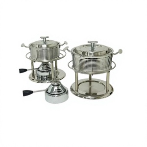 Plato de frotamiento de acero inoxidable de Calidad exclusiva con soporte de combustible Calentador de alimentos para servidor de buffet y equipo de catering a la venta - Product Image 1