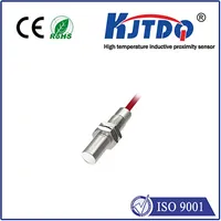KJT M8 Sensor Saklar Kedekatan Induktif Tahan Suhu Tinggi Jarak Penginderaan 1mm Kualitas Tinggi Flush 10-36VDC NPN PNP