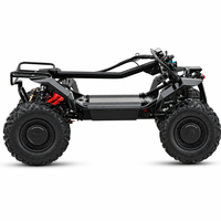 Scooter électrique tout-terrain CE 4x4 4000W pliable avec batterie amovible et siège