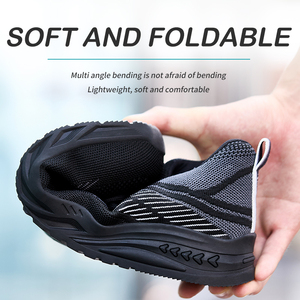 CHITED Zapatos de Seguridad Negros de Corte Bajo a Precio Económico para Hombres Ingenieros - Product Image 3