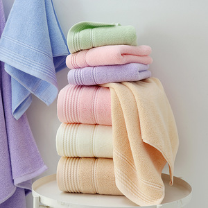 Serviette de bain tressée 70x140 cm en pur coton, moelleuse, couleur unie, pour usage domestique - Product Image 4