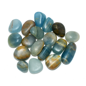 Commercio all'ingrosso 20-30mm naturale <span class=keywords><strong>Calcite</strong></span> blu caduto pietre Feng Shui stile per la decorazione della casa in buddismo tema gemma agata - Product Image 3