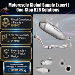 Nuevo Sistema de Escape Universal de Acero Inoxidable para Motocicleta CRF250L <span class=keywords><strong>CRF250Rally</strong></span>, Silenciador T148, Tubo de Escape Modificado para Off-Road - Product Image 1