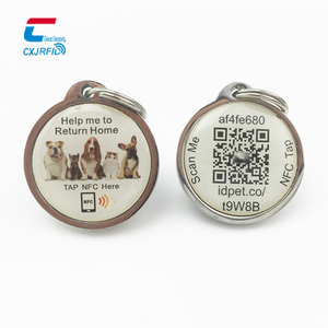 ป้ายห้อยคอสัตว์เลี้ยงกันหาย รุ่นฮิต 215 สมาร์ท RFID NFC พร้อมอีพ็อกซี่ ป้ายห้อยคอสุนัข สแตนเลส 213 พร้อมคิวอาร์โค้ด - Product Image 6