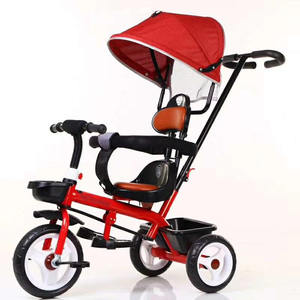 <span class=keywords><strong>Triciclo</strong></span> <span class=keywords><strong>de</strong></span> alta calidad para bebés y niños, con mango <span class=keywords><strong>de</strong></span> empuje y sombrilla - Product Image 2