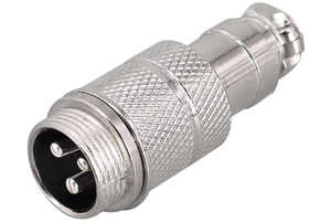 GX16 popo ortak tipi erkek tak dişli kablo montaj lehim gümüş GX16 2/3/4/5/6/7/8/9/10 Pin popo ortak erkek tak - Product Image 2