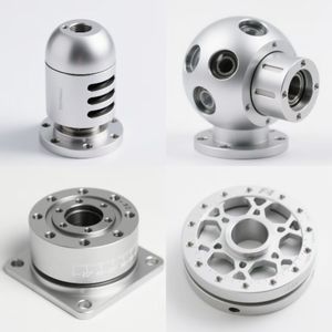 ชิ้นส่วนอะลูมิเนียมและสแตนเลสแบบกำหนดเอง ผลิตด้วยเครื่อง CNC และการตัดด้วยลวด EDM สำหรับอุปกรณ์อิเล็กทรอนิกส์และหุ่นยนต์ - Product Image 2