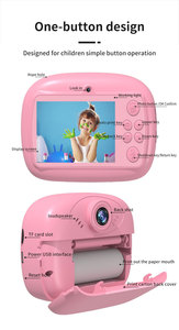Cámara digital de alta calidad para niños Impresión DE FOTOS Cámara digital Regalos Juguetes HD Impresión instantánea térmica Cámara para niños - Product Image 3
