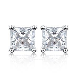 Moissanite Bạc <span class=keywords><strong>Stud</strong></span> 18K S925 3Mm/4Mm/5Mm/6Mm/6.5Mm/8Mm Phụ Nữ Moissanite Bông Tai Cho Phụ Nữ Người Đàn Ông - Product Image 4