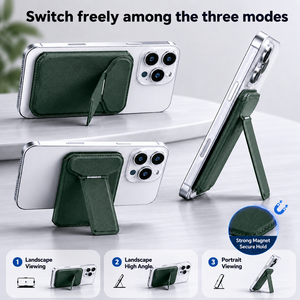 Porte-cartes magnétique universel anti-RFID pour <span class=keywords><strong>iPhone</strong></span> Samsung, support de portefeuille MagSafe, portefeuille de téléphone réglable, vente en gros - Product Image 2