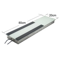 Panel berubah warna lantai dansa panggung cahaya LED 100*30CM untuk lampu bata sinkronisasi pencahayaan panggung lanskap