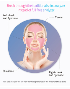 정확한 피부 검사 보고서를위한 클라우드 데이터 연결이있는 지능형 피부 분석기 시스템 3D 매직 미러 장비 - Product Image 5