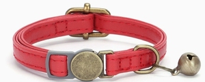 Collar para Gato con Hebilla Metálica de Estilo Retro, Grabable, Collar para Mascotas de Cuero Resistente al Desgaste - Product Image 4