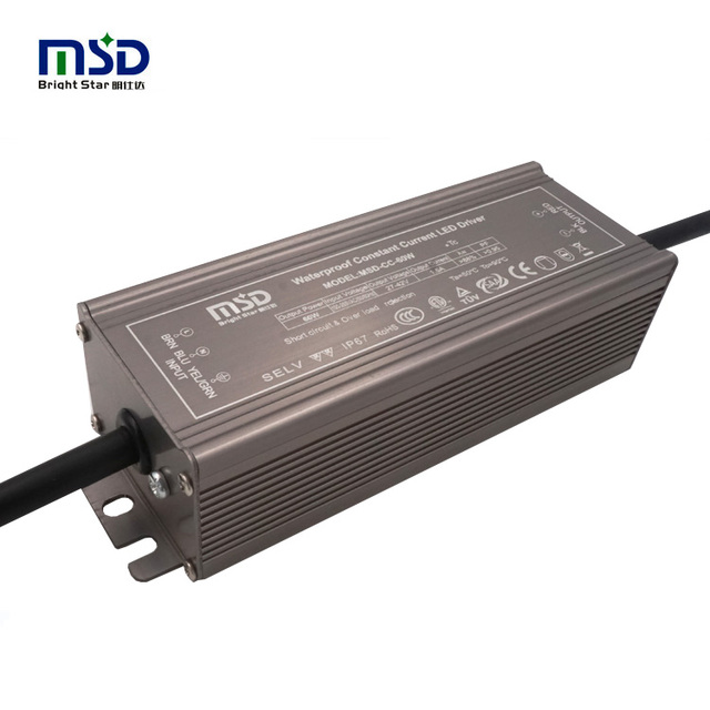 Waterproof Constant Current 60W 80W 100W 300mA 600mA 900mA 1A-5A Lighting Transformer AC to DC IP67 LED Driver