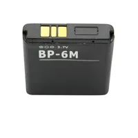 Baterai Pengganti Li-ion 1100mAh BP-6M BP6M BP 6M untuk Ponsel Nokia 6233 6280 6288 9300 N73 N77 N93 N93S