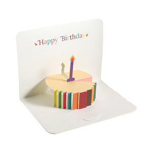 Tarjeta de Cumpleaños Plegable 3D YZ, Cajas de Embalaje de Diseño Simple de Alta Gama, Venta al por Mayor, Aplicable para Regalos de Cumpleaños al por Mayor - Product Image 1