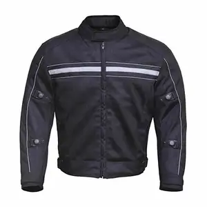 Men's Adventure Racing Motorcycle Jacket with CE Armored Waterproof and Windproof Features OEM Logo for All 4 Seasons