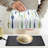 Tapis chauffant électrique OEM pour la levée du pain avec couvercle isolant, tapis imperméable et contrôle précis de la température pour la cuisson du pain au levain